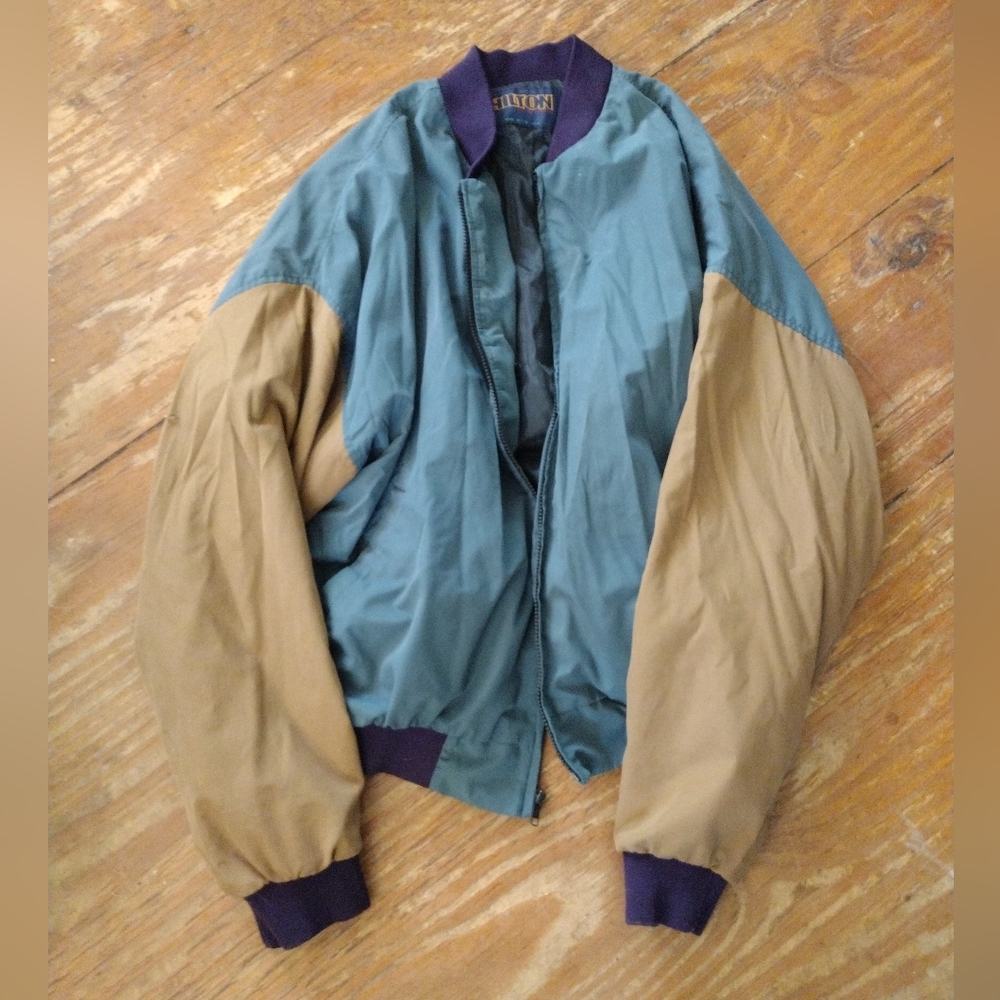 Vintage lightweight zip up jacket active wear made in the USA